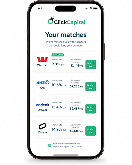Compare your matched offers